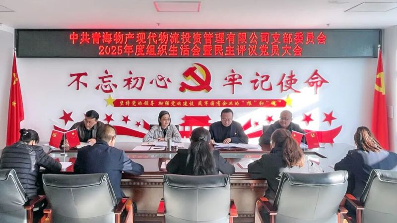 現(xiàn)代物流公司黨支部召開2025年度組織生活會暨民主評議黨員大會